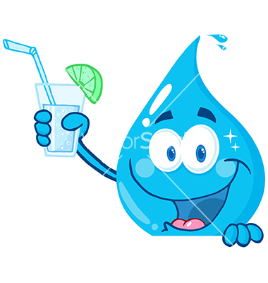 Cartoon Water Drop