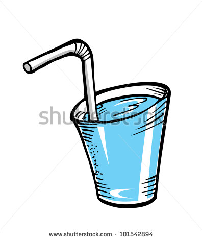 Cartoon Water Glass