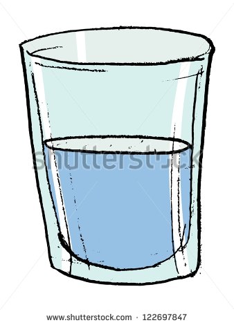 Cartoon Water Glass