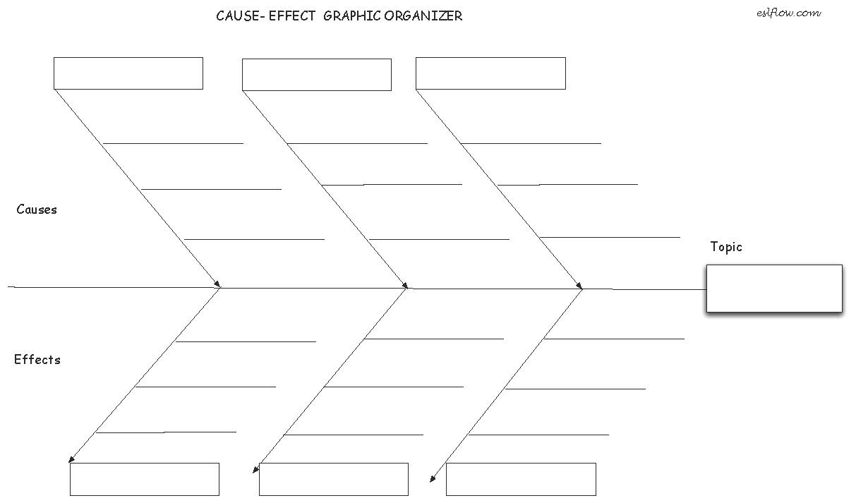 Cause and Effect Essay Graphic Organizer Cause and Effect Essay Graphic Organizer