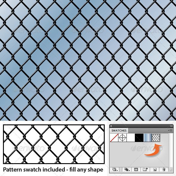Chain Link Fence Pattern