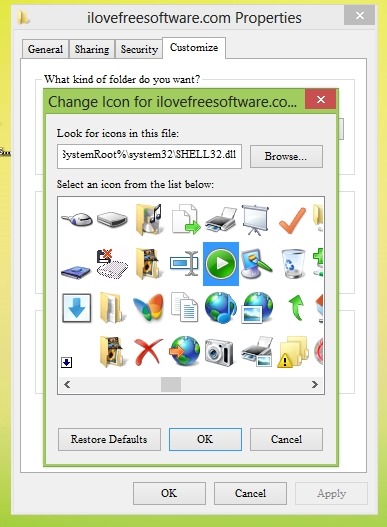 Change Default Icons Windows 8 Change Default Icons Windows 8