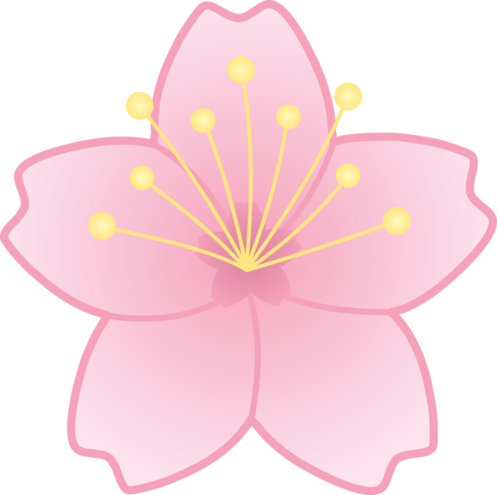 Cherry Blossom Flower Clip Art