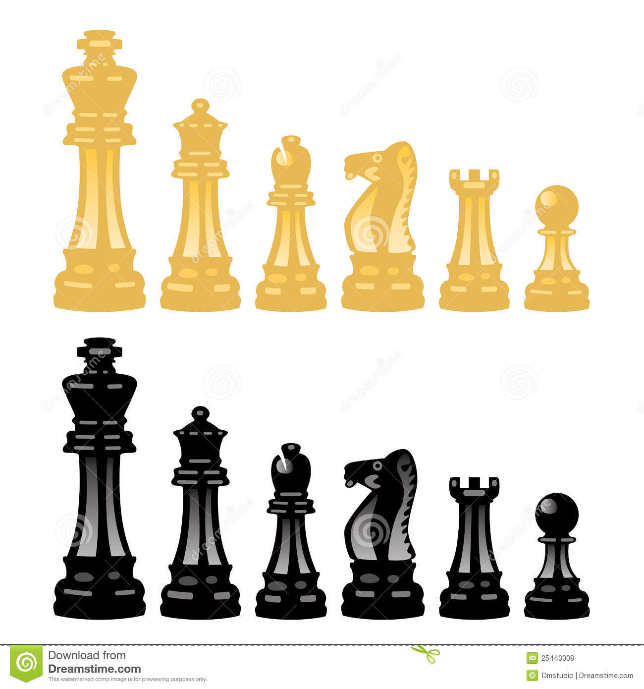 Chess Pieces Vector