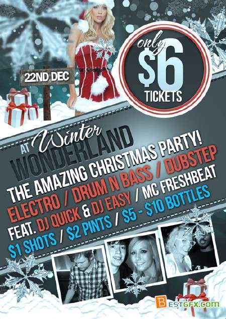 Christmas Party Flyer Free Download Christmas Party Flyer Free Download