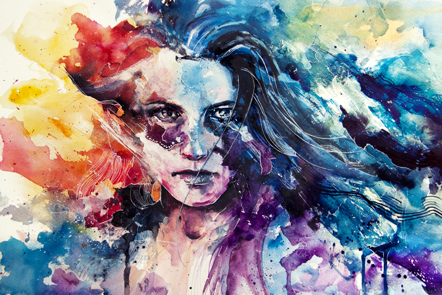 Colorful Art Watercolor Paintings