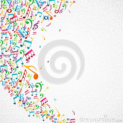 Colorful Music Notes Colorful Music Notes
