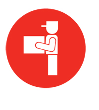 Courier Delivery Service Icon