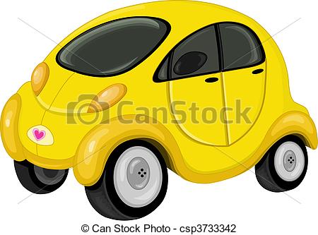 Cute Car Clip Art Vector