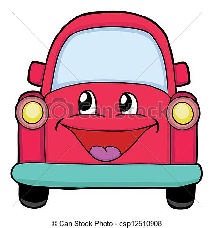 Cute Cartoon Car Clip Art