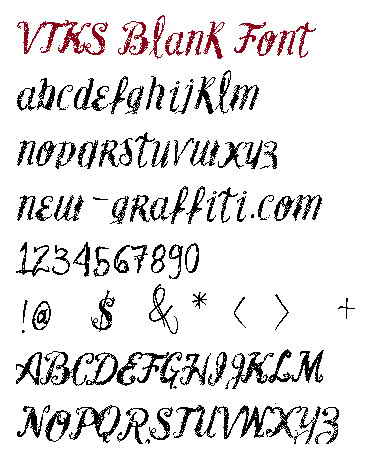 Decorative Font Styles Alphabet