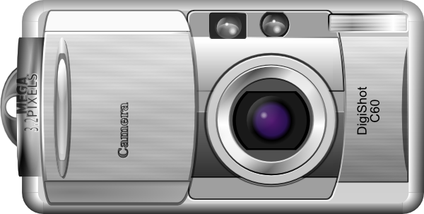 Digital Camera Vector Clip Art