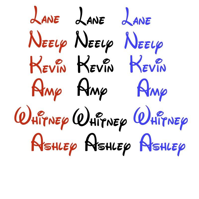 Disney Font the Name Ashley Disney Font the Name Ashley
