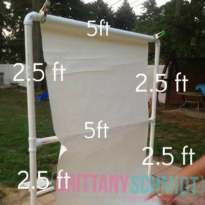 DIY PVC Backdrop Stand