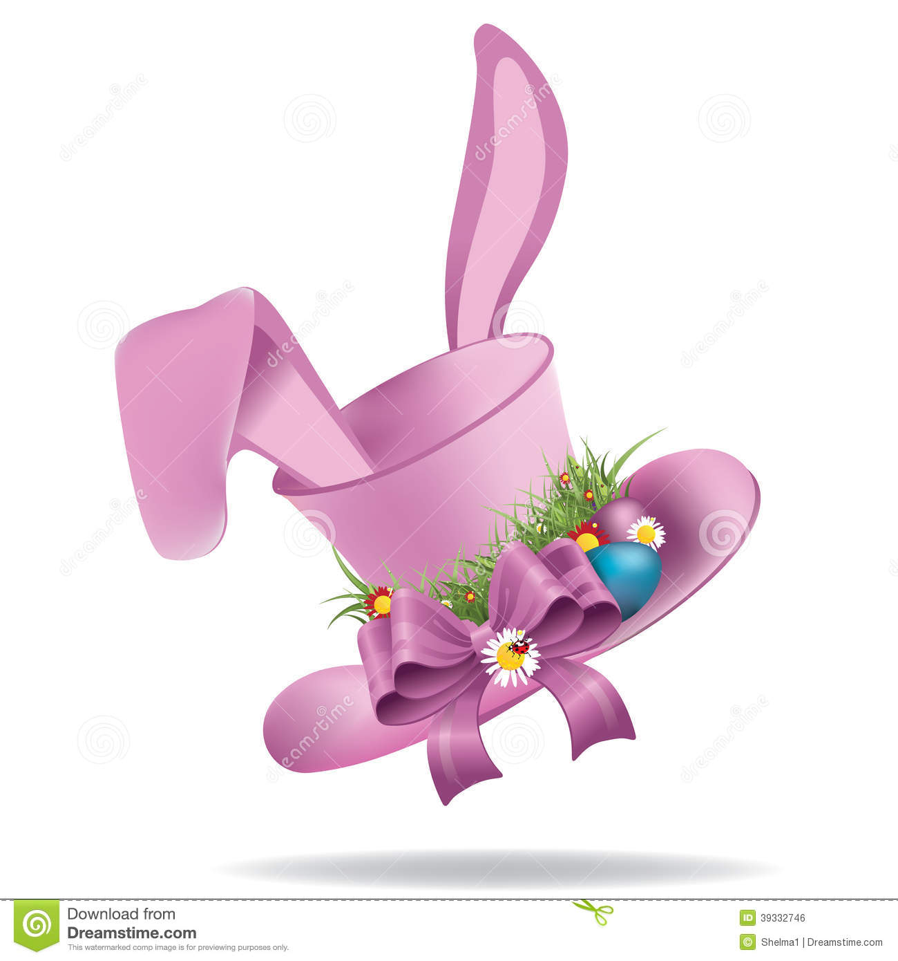 Easter Bonnet Hats Clip Art