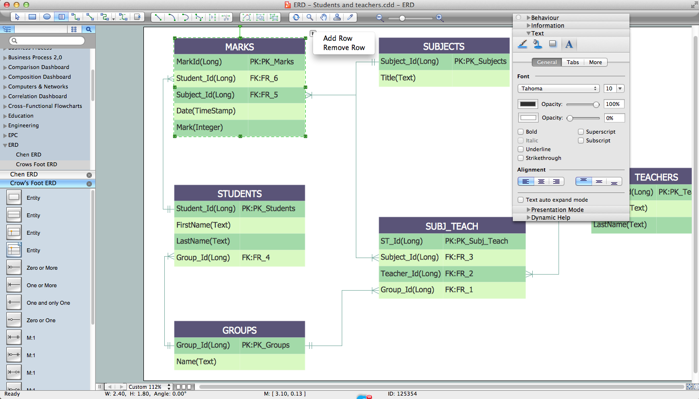 ERD Entity Relationship Diagram