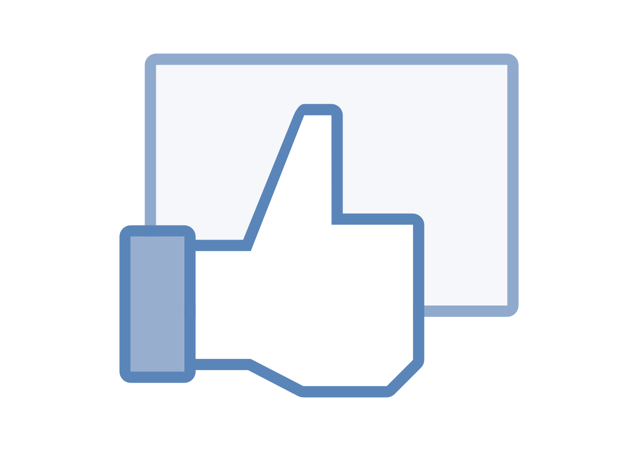 Facebook Like Icon Vector Facebook Like Icon Vector