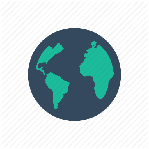 Flat Globe Icon