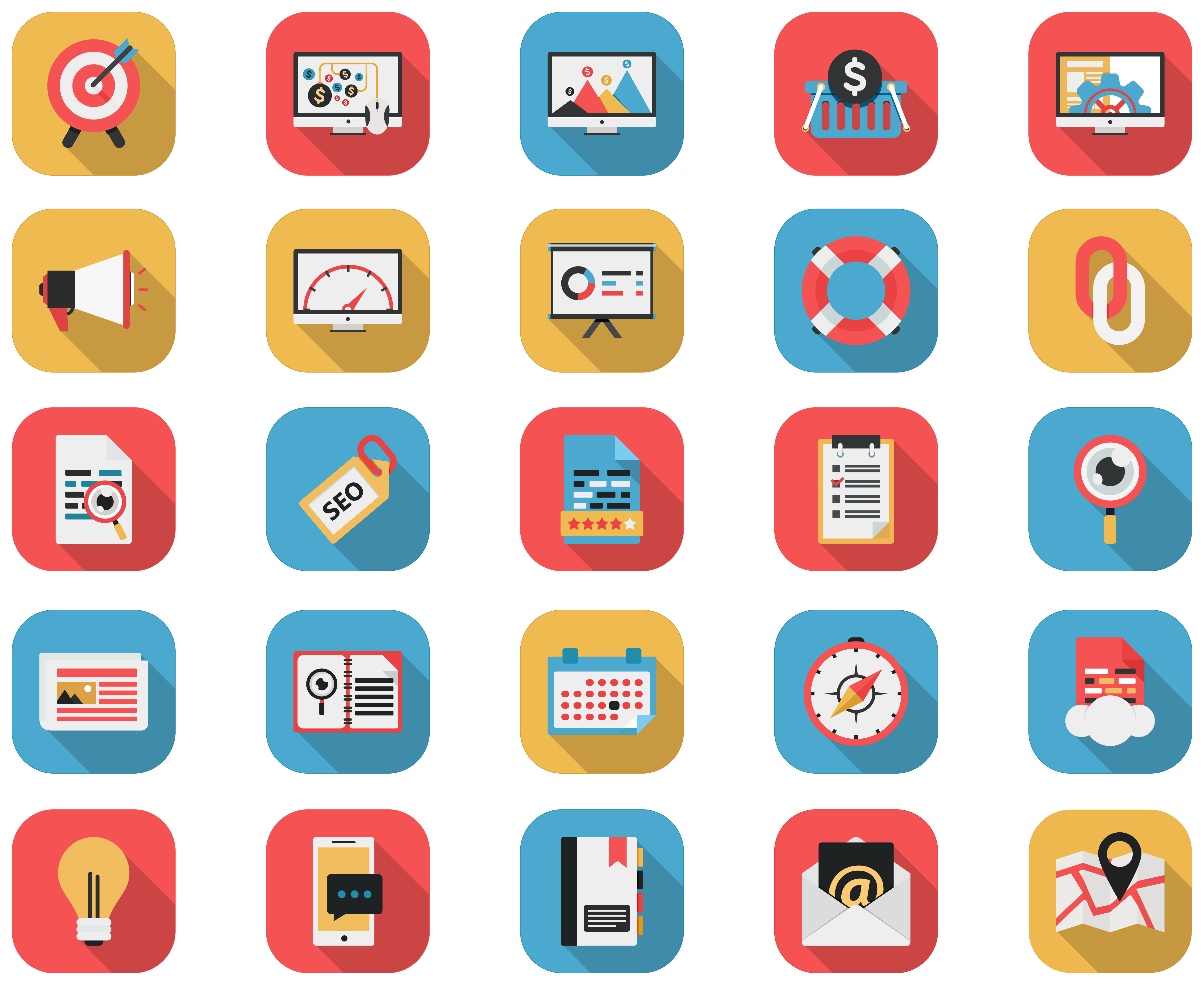 Flat Web Icons