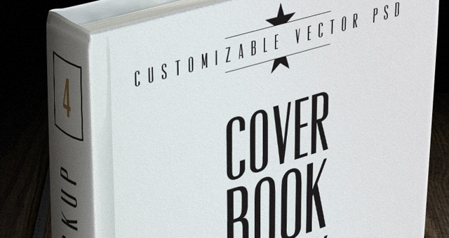 Free Book Cover Mockup Template PSD