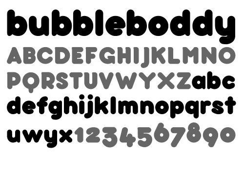 13 Free Downloadable Bubble Font Images