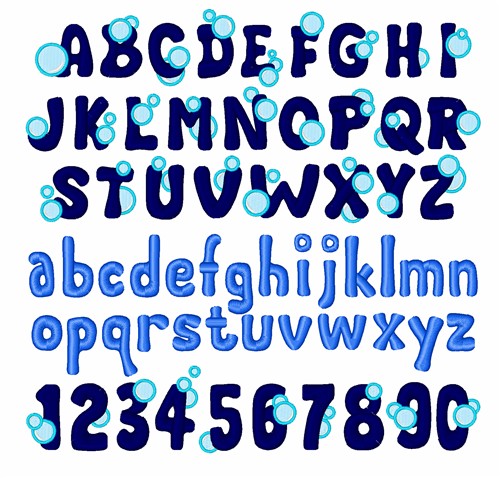 Free Bubble Font