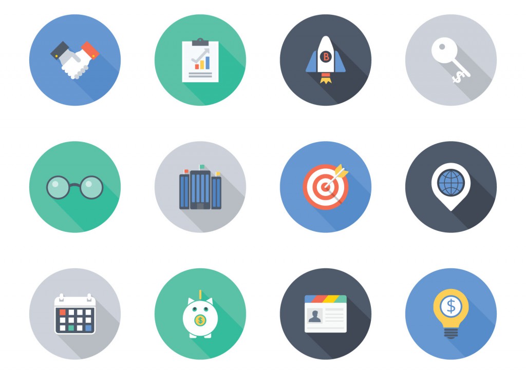 Free Business Icons Flat