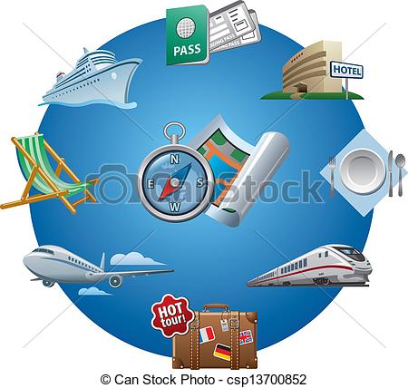Free Clip Art Travel Icons