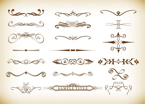 Free Decorative Elements Vectors