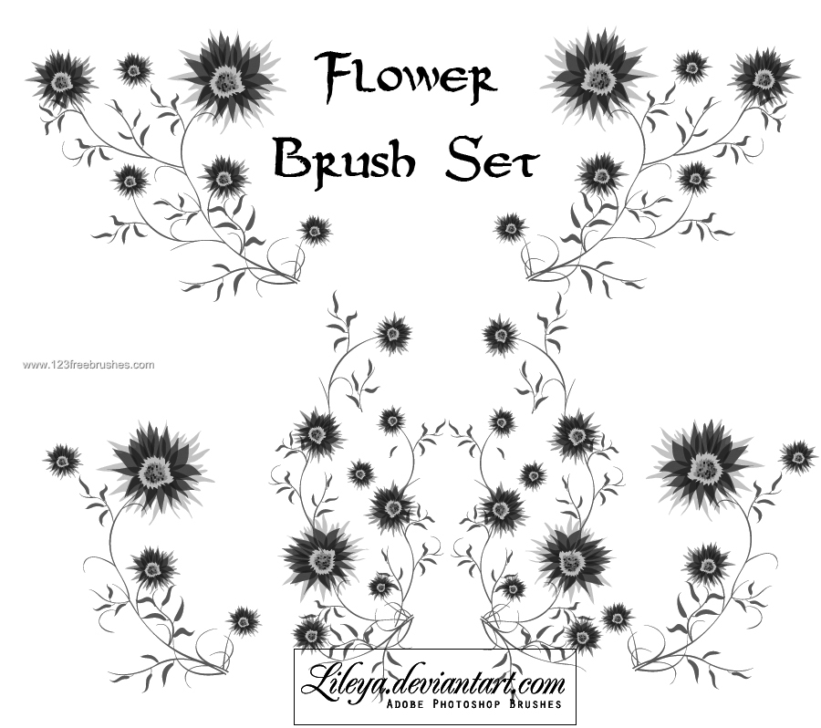 Free Flower Brushes Photoshop Elements
