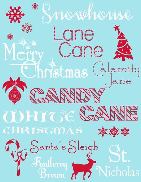 Free Holiday Fonts Christmas