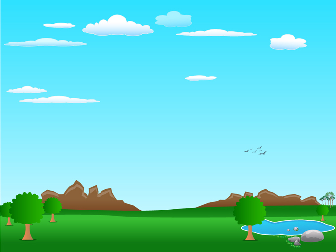 19 Vector Scenery Images Cute Cartoon Landscape Vector Vector