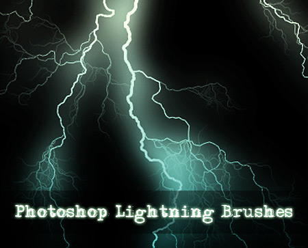 Free Lightning Brushes Photoshop