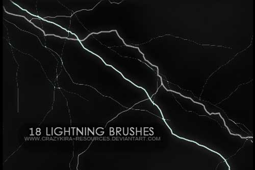 Free Lightning Brushes Photoshop