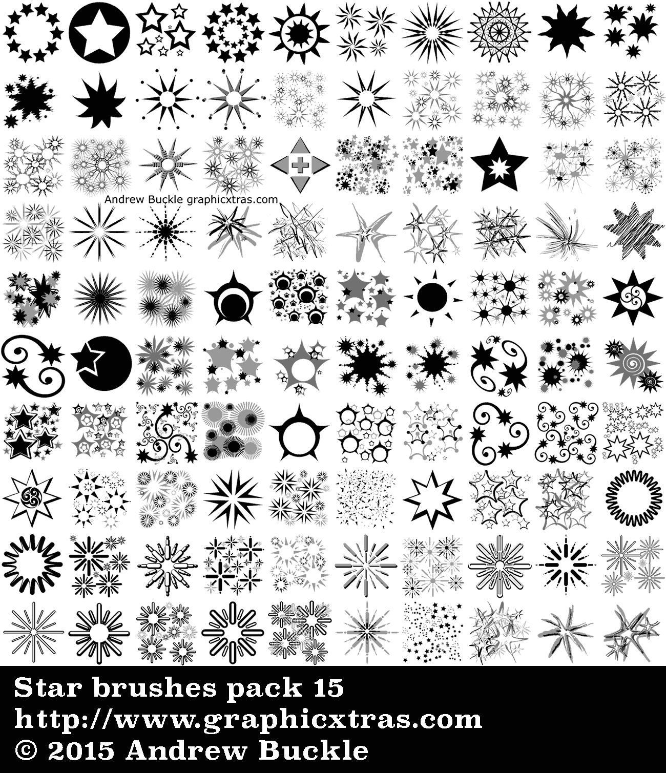 Free Photoshop Star Brush