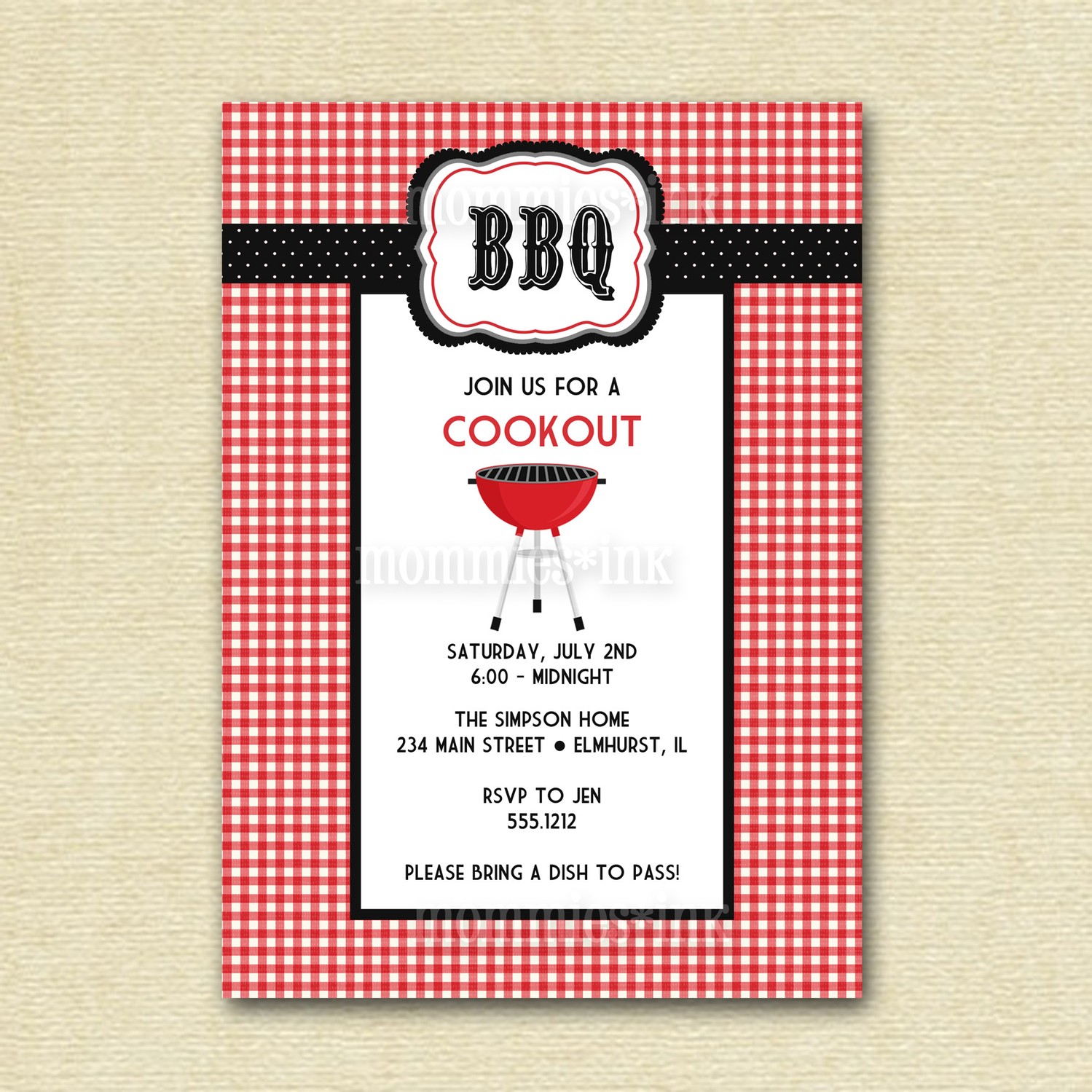16 Free Printable Cookout Invitations Template Images Free Cookout 