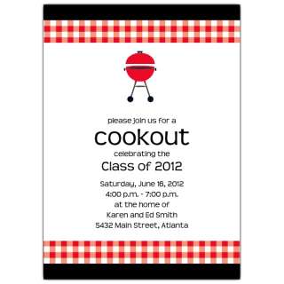 Free Printable Graduation Cookout Invitations