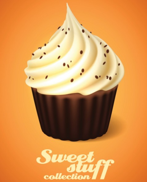 Free Vector Cupcakes Free Vector Cupcakes