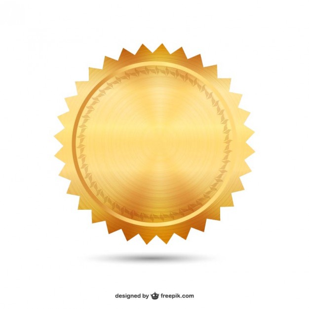 Free Vector Gold Seal Free Vector Gold Seal