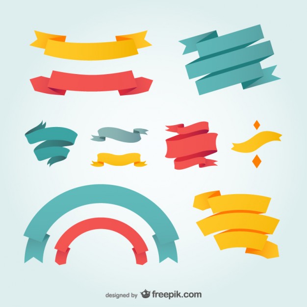 Free Vector Graphics Ribbons