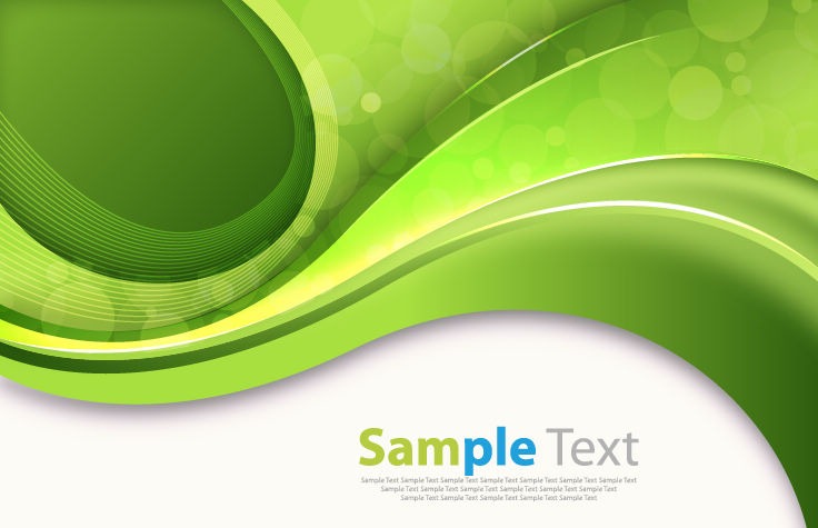 Free Vector Green Abstract Designs