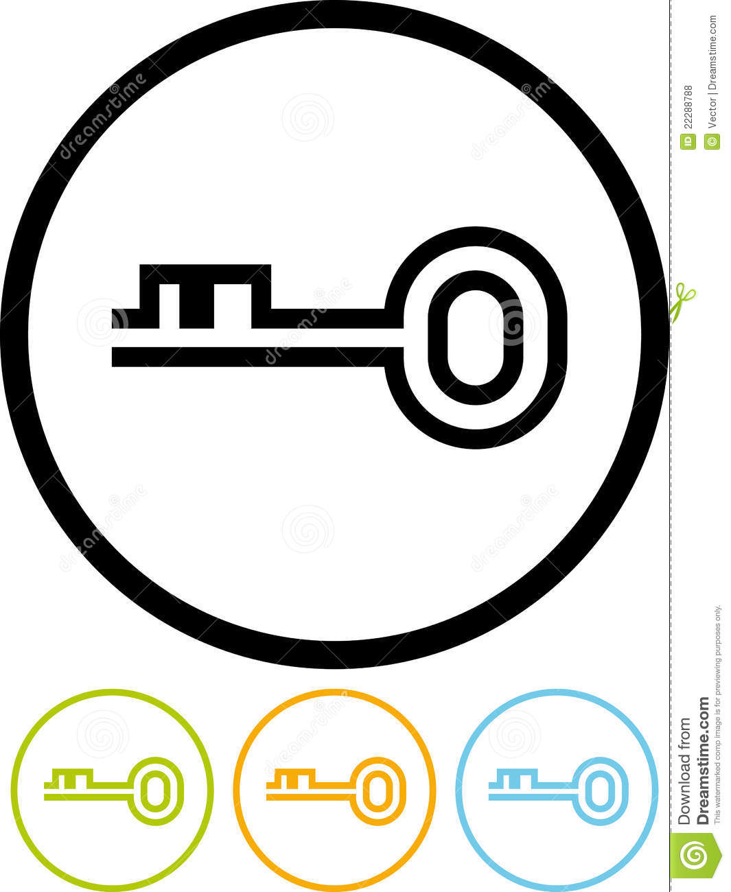 Free Vector Key Icon