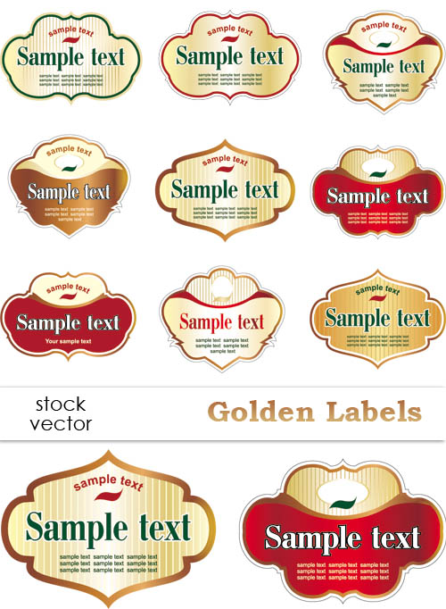 Free Vector Labels