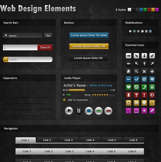 Free Web Design Elements