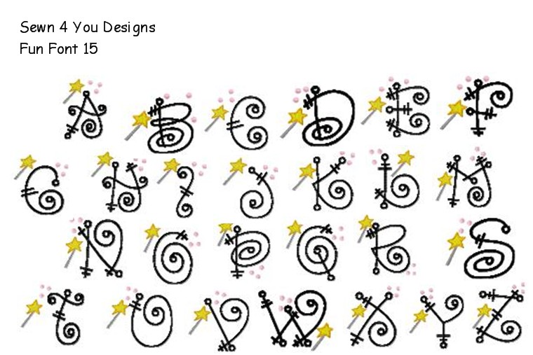 Fun Font Letters Alphabet Fun Font Letters Alphabet