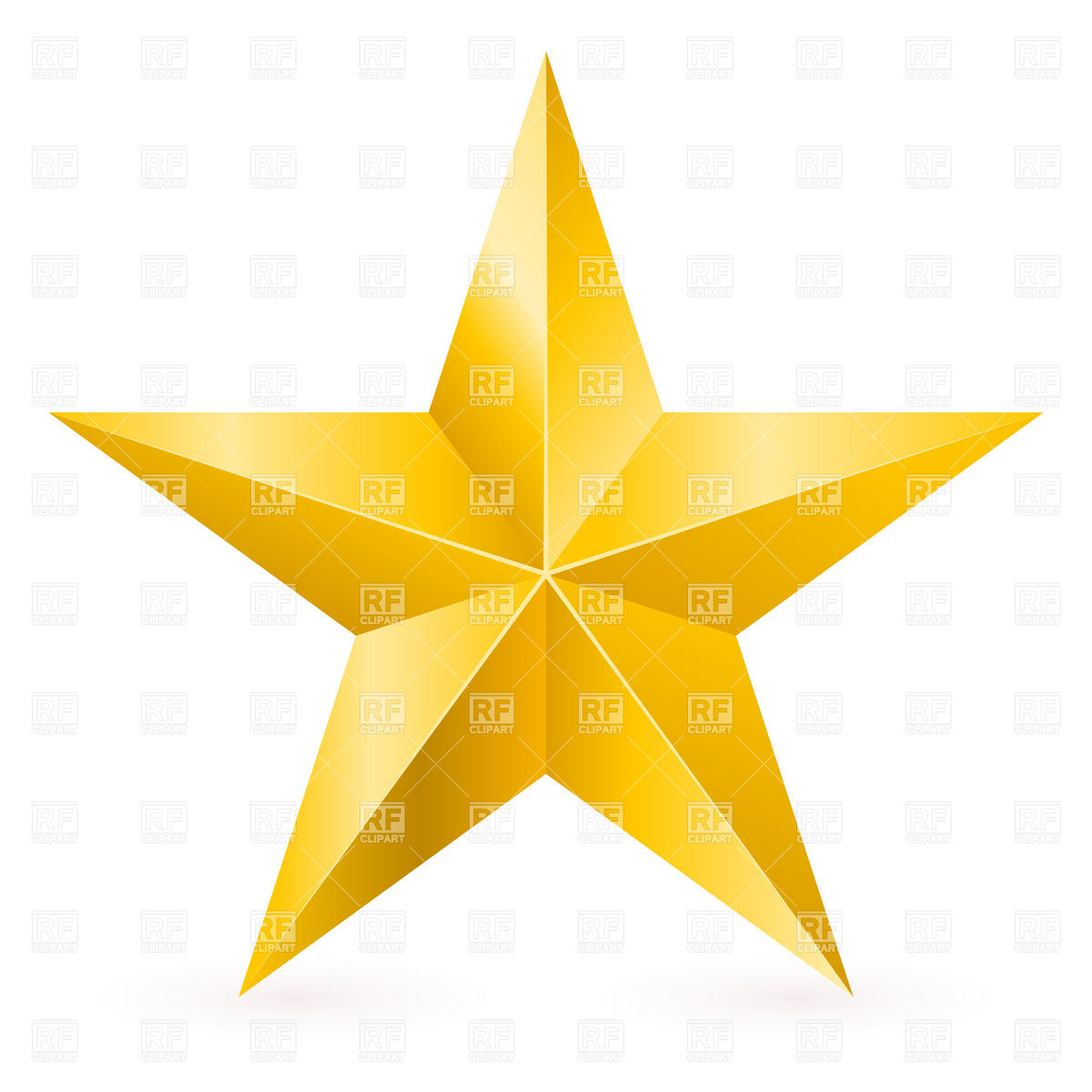 Gold Star Clip Art