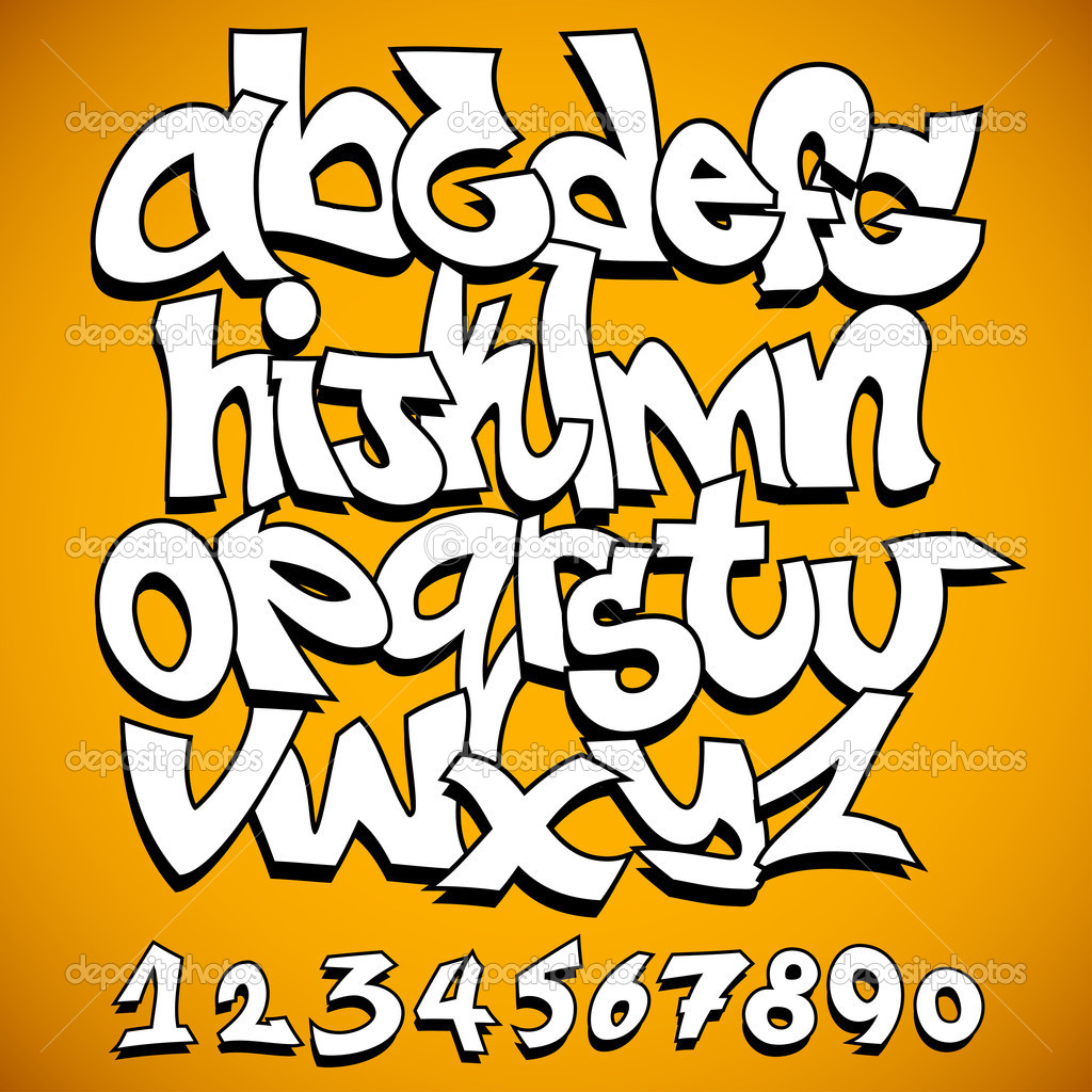 Graffiti Alphabet Fonts Graffiti Alphabet Fonts