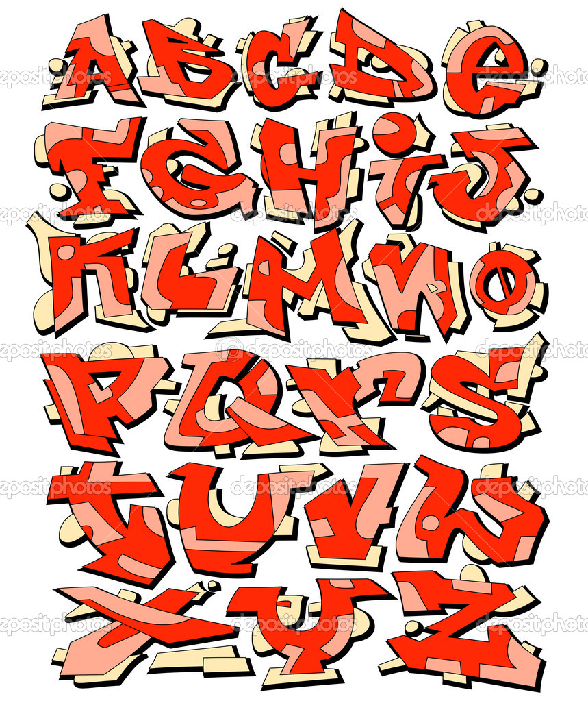 Graffiti Alphabet Fonts