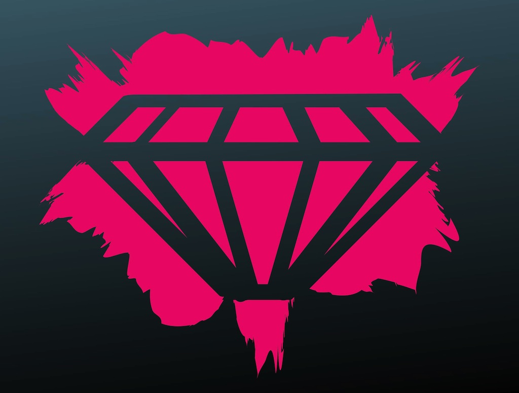 Graffiti Diamond Vector