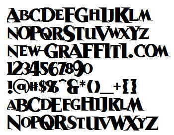 Graffiti Font Styles Alphabet